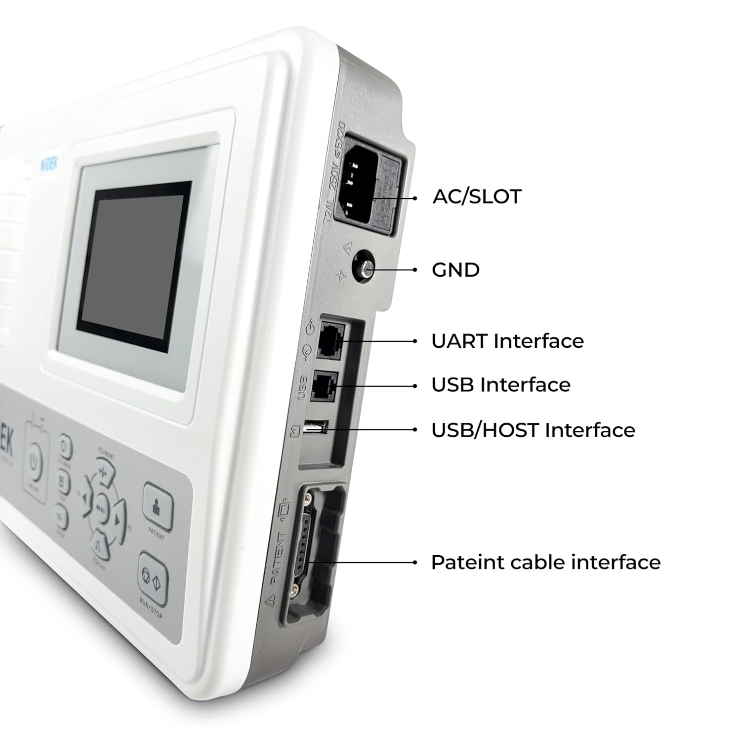 Nidek ECG-703 3-Channel ECG Machine