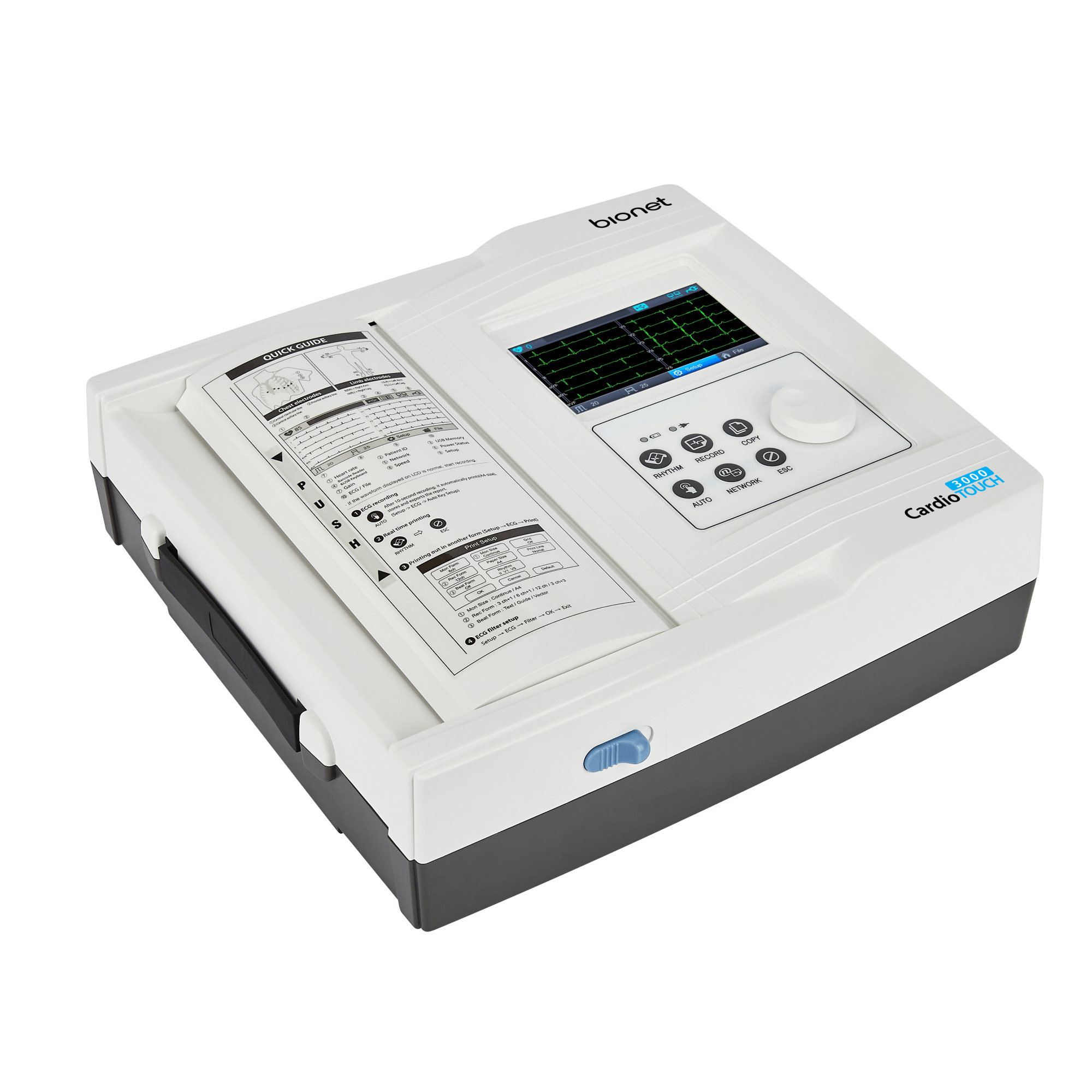 Bionet 12 channel ecg cardiocare 3000