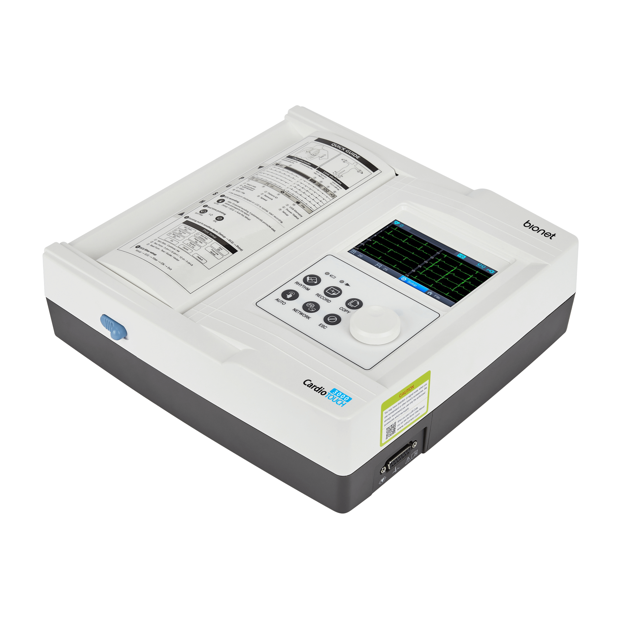 Bionet 12 channel ecg cardiocare 3000