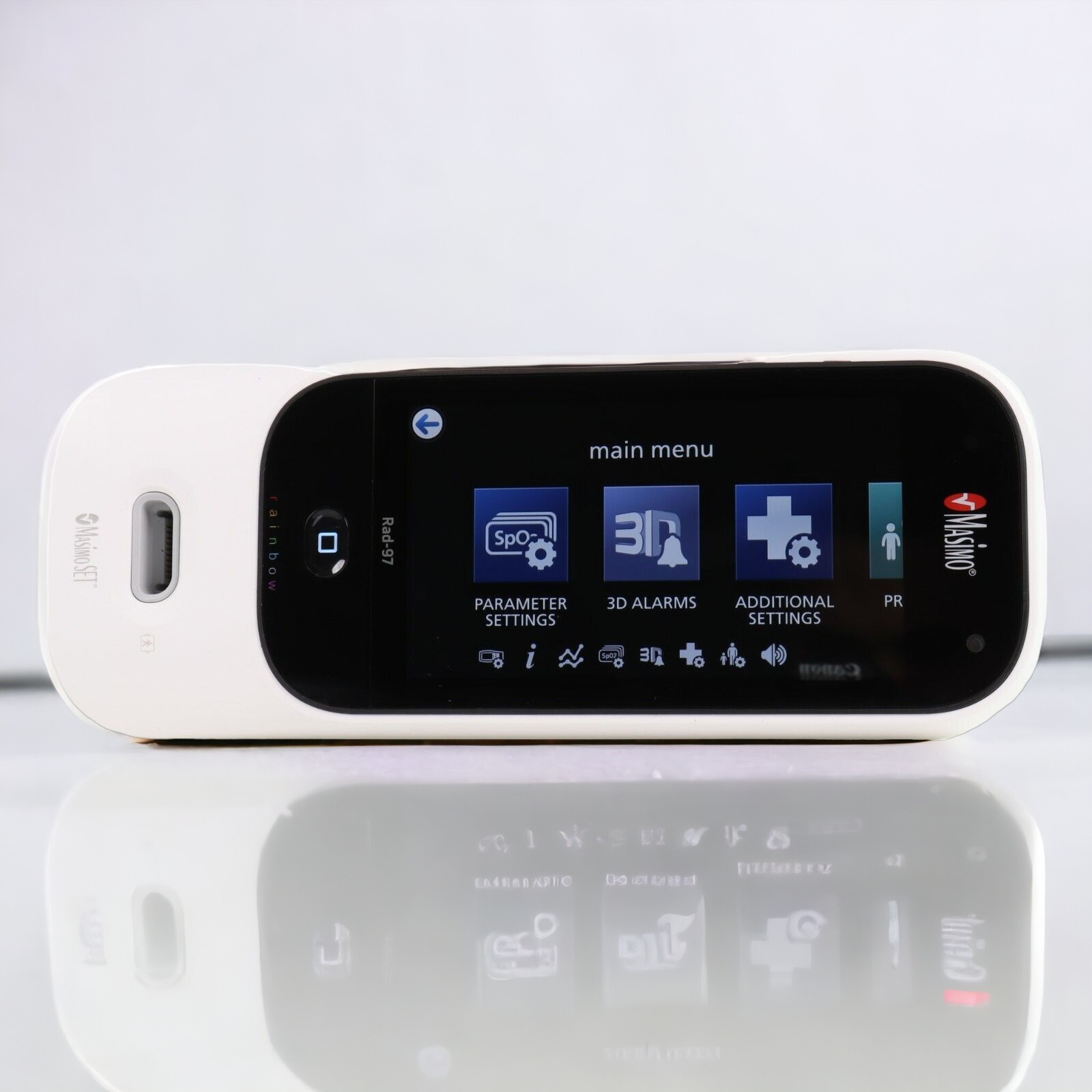 Masimo Rad 97 Pulse Co Oximeter Tabletop