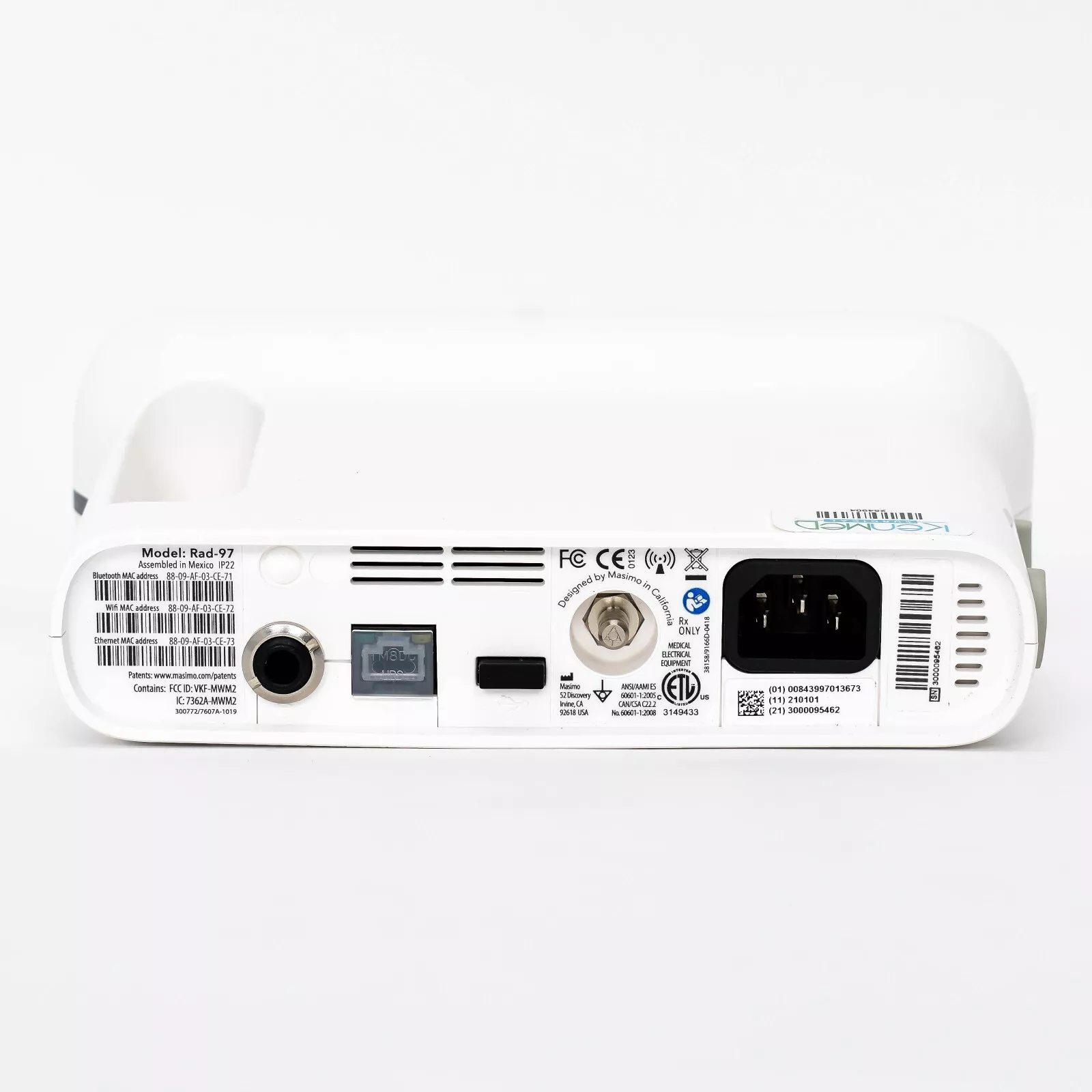 Masimo Rad 97 Pulse Co Oximeter Tabletop