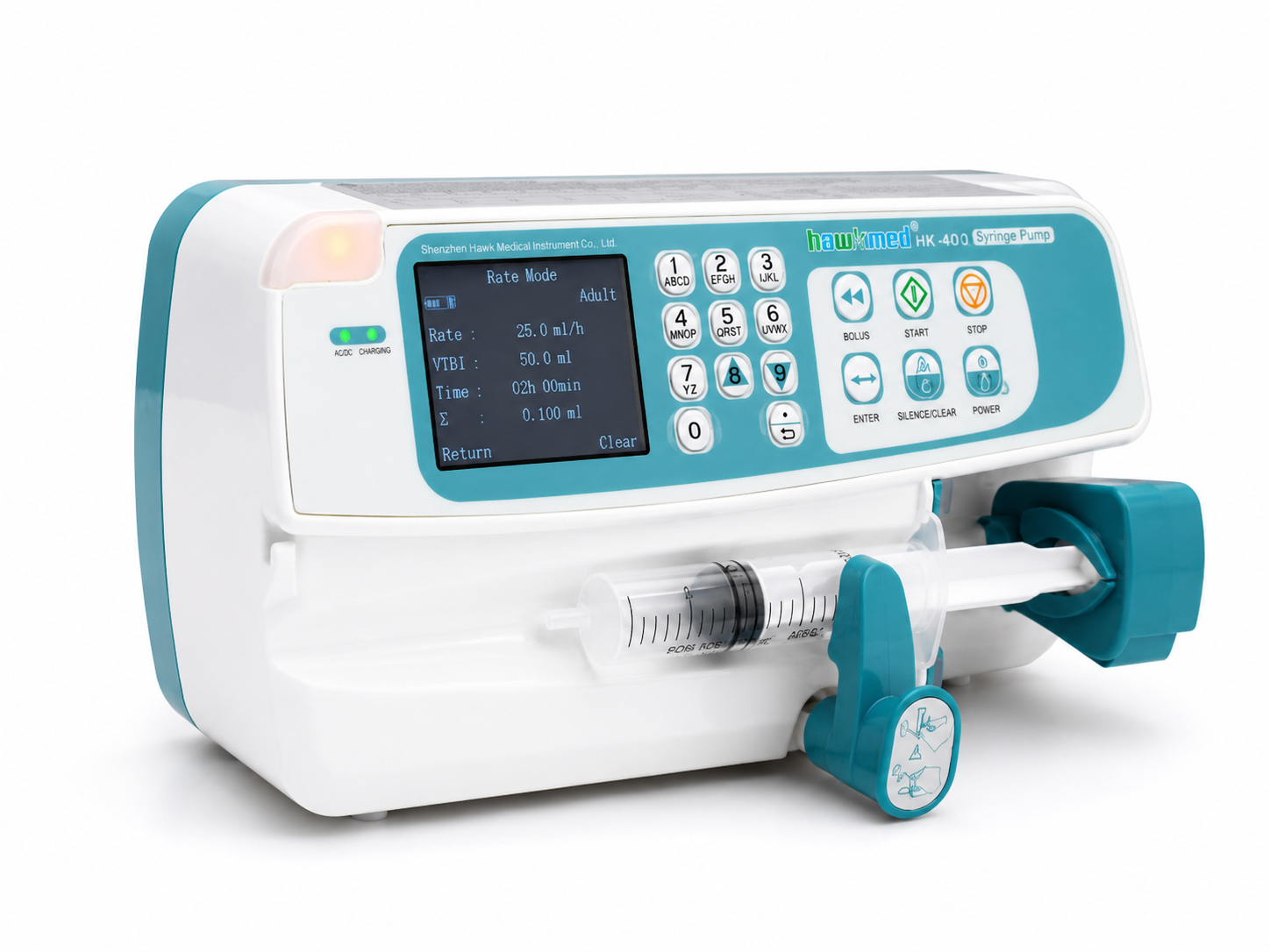 Hawkmed Hk 400 Syringe Pump
