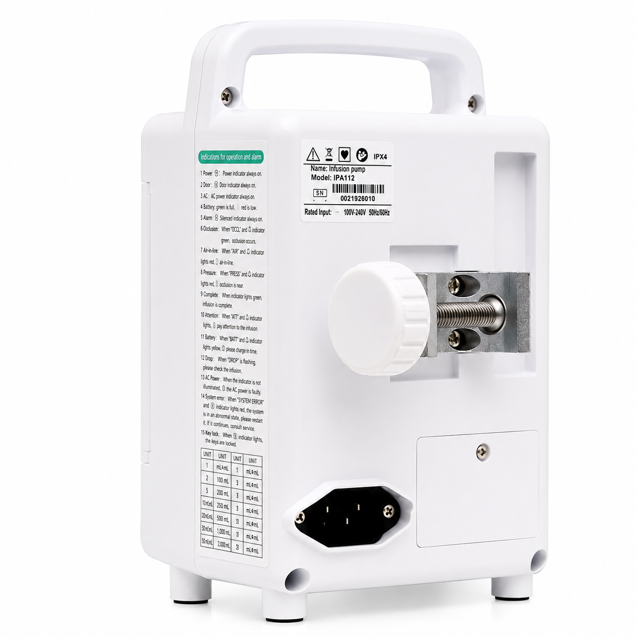 MEDEVO Infusion Pump IPA112