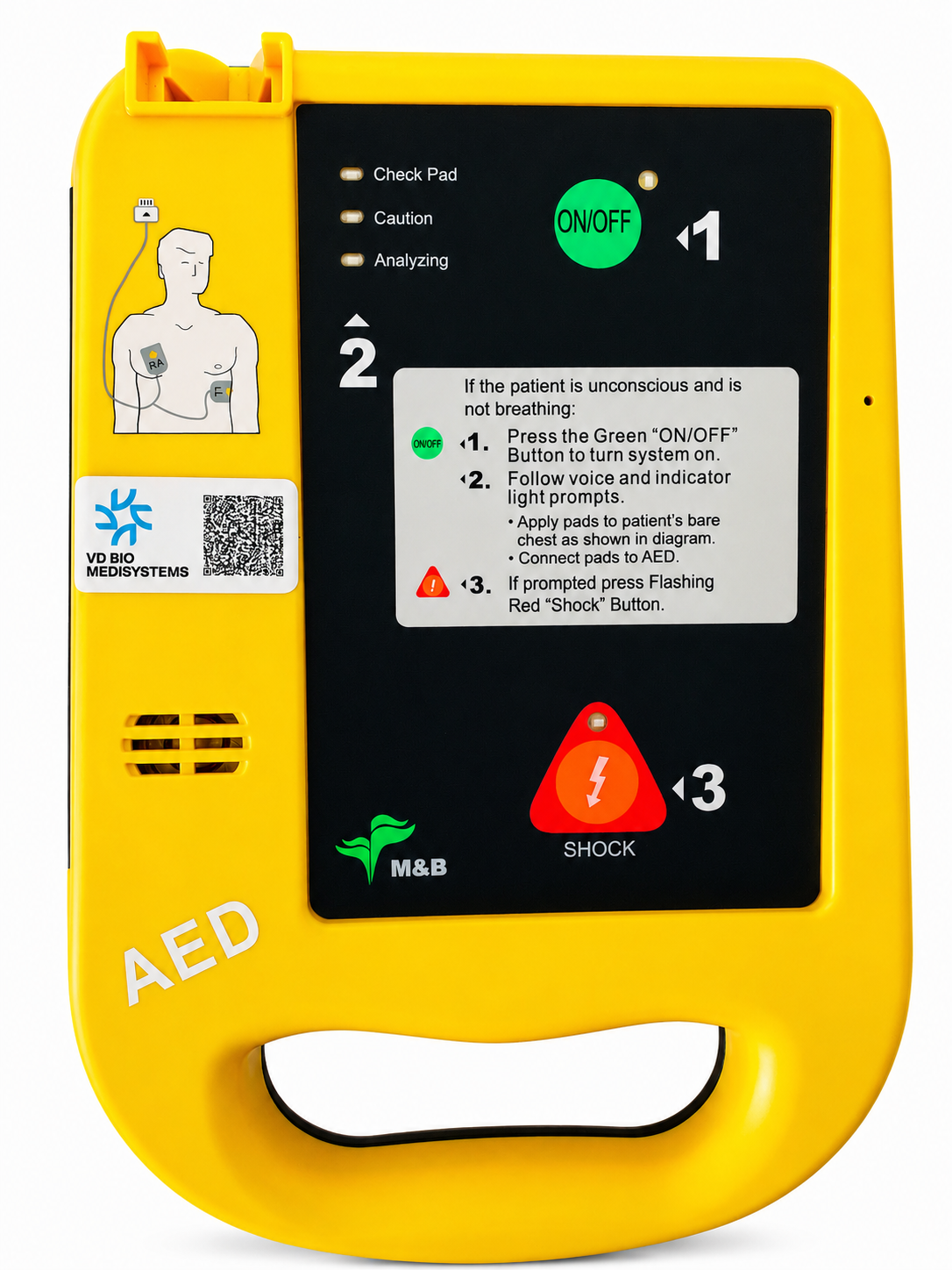 M & B Automatic External Defibrillator AED7000