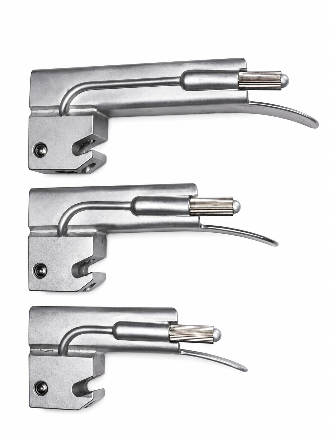 Laryngoscope with Set of 3 Macintosh Blade with LED (Pediatric)