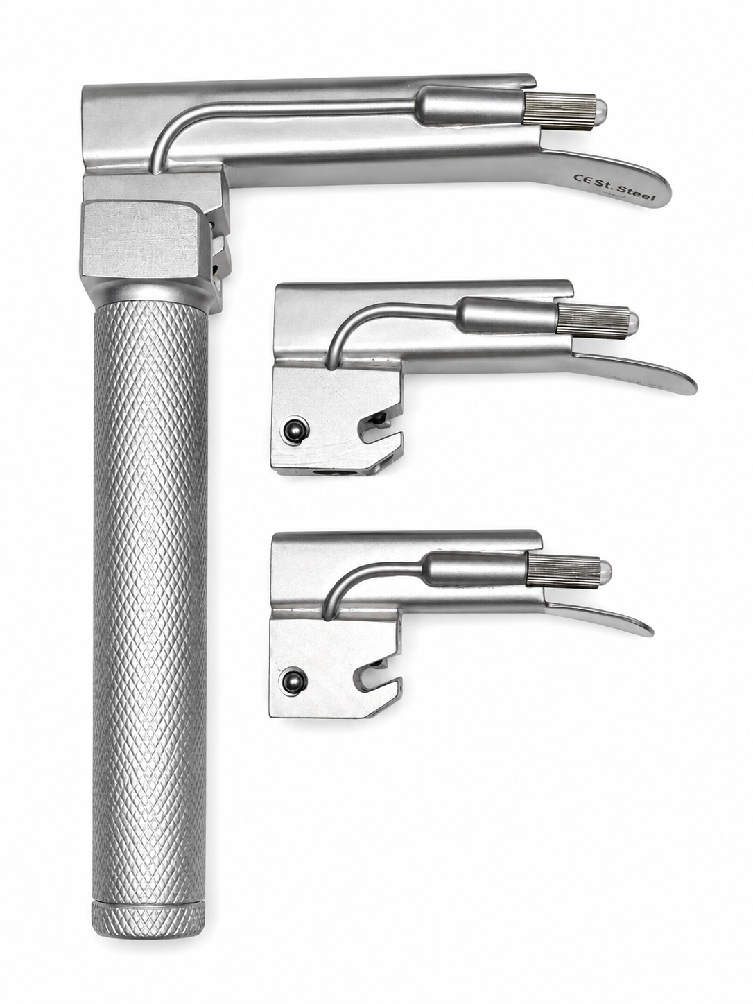Laryngoscope with Set of 3 Macintosh Blade with LED (Pediatric)