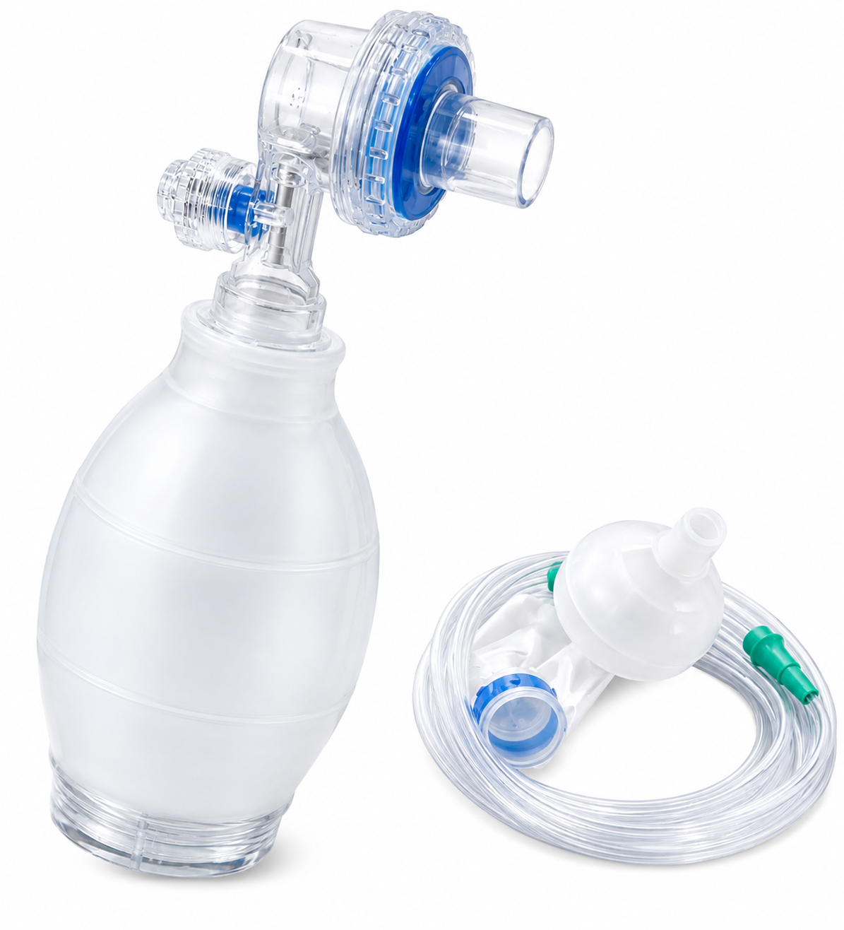 SILICONE AMBU BAG RESUSCITATOR FOR PEDIATRIC