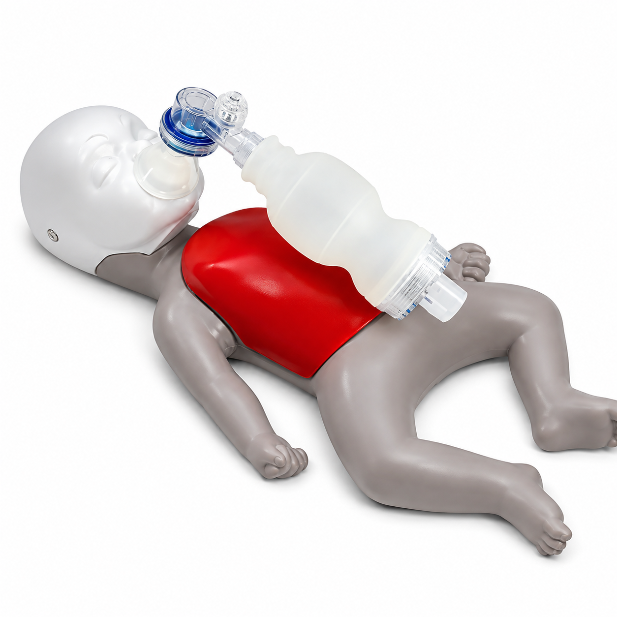 SILICONE AMBU BAG RESUSCITATOR FOR NEONATAL