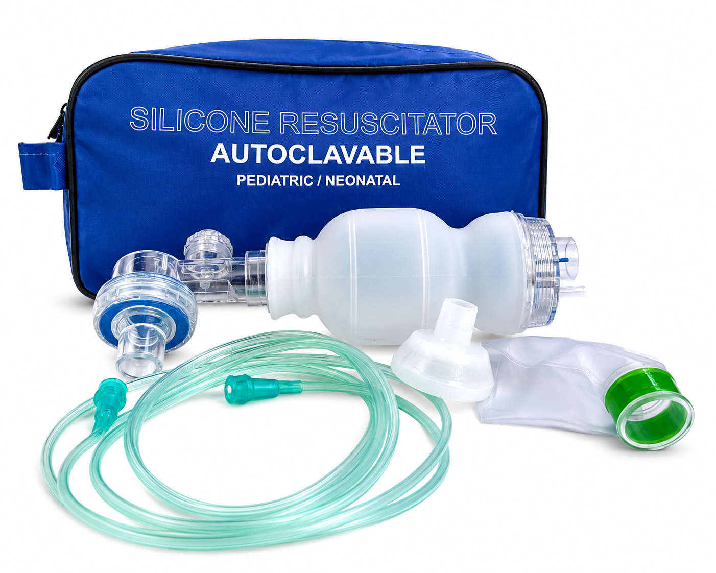 SILICONE AMBU BAG RESUSCITATOR FOR NEONATAL
